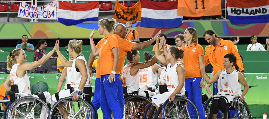 Paralympische Spelen Rio 2016 Rolstoelbasketbal Nocnsf Teamnl Paralympisch