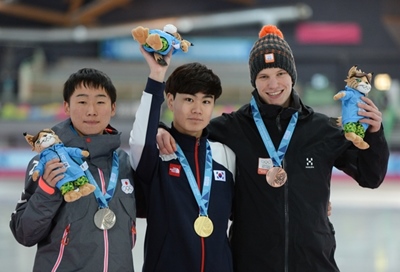 Daan Baks Podium 1500M Brons Jeugd Olympische Spelen Schaatsen Lillehammer 2016 Talent Teamnl