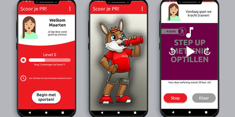 Sportwereld tegen Corona: G-sporters kunnen blijven bewegen dankzij de app ‘Scoor je PR’