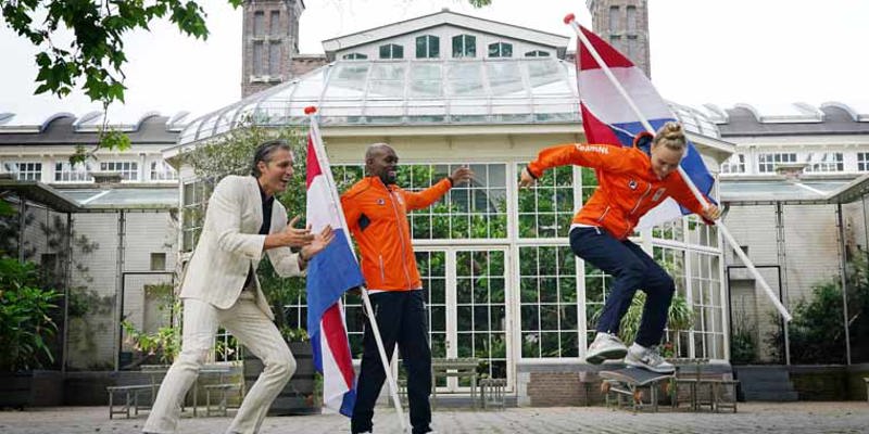 Vlaggendragers Olympische Spelen