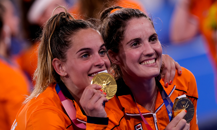 Teamnl Hockey Goud ORANGE PICTURES