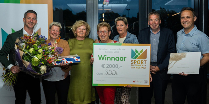 Sportclub SDDL wint titel Sportaccommodatie van het jaar 2022