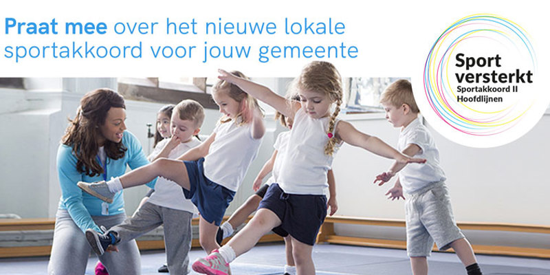 Praat mee over het lokale sportakkoord in jouw gemeente