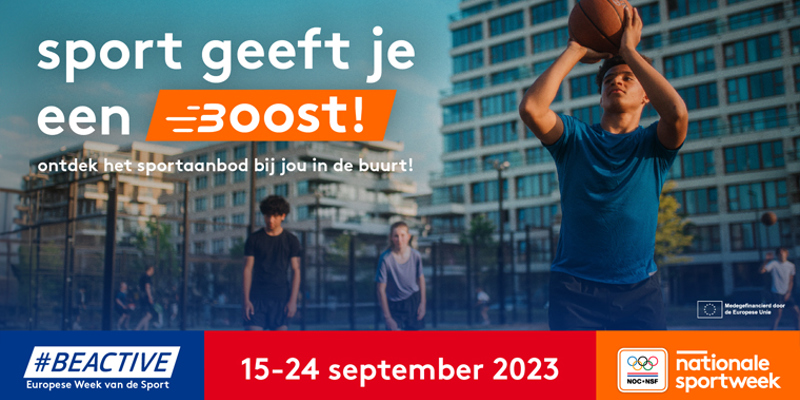 Nieuwe campagne NOC*NSF Nationale Sportweek: Sport geeft je een boost
